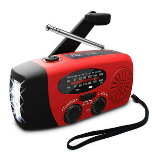 Emergency Solar & Hand Crank Weather Radio AM/FM/NOAA