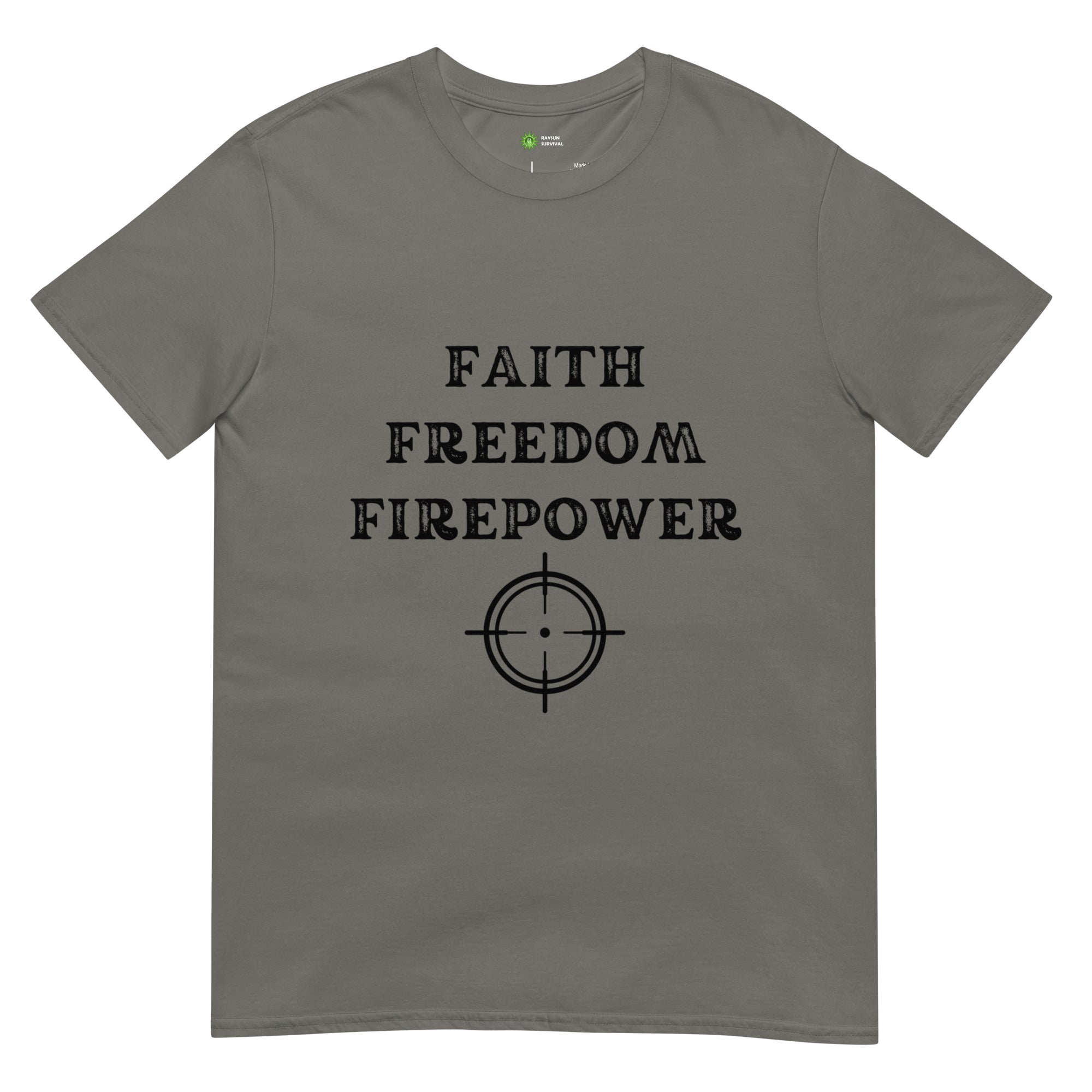 Faith Freedom Firepower Unisex Tee