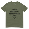 Faith Freedom Firepower Unisex Tee