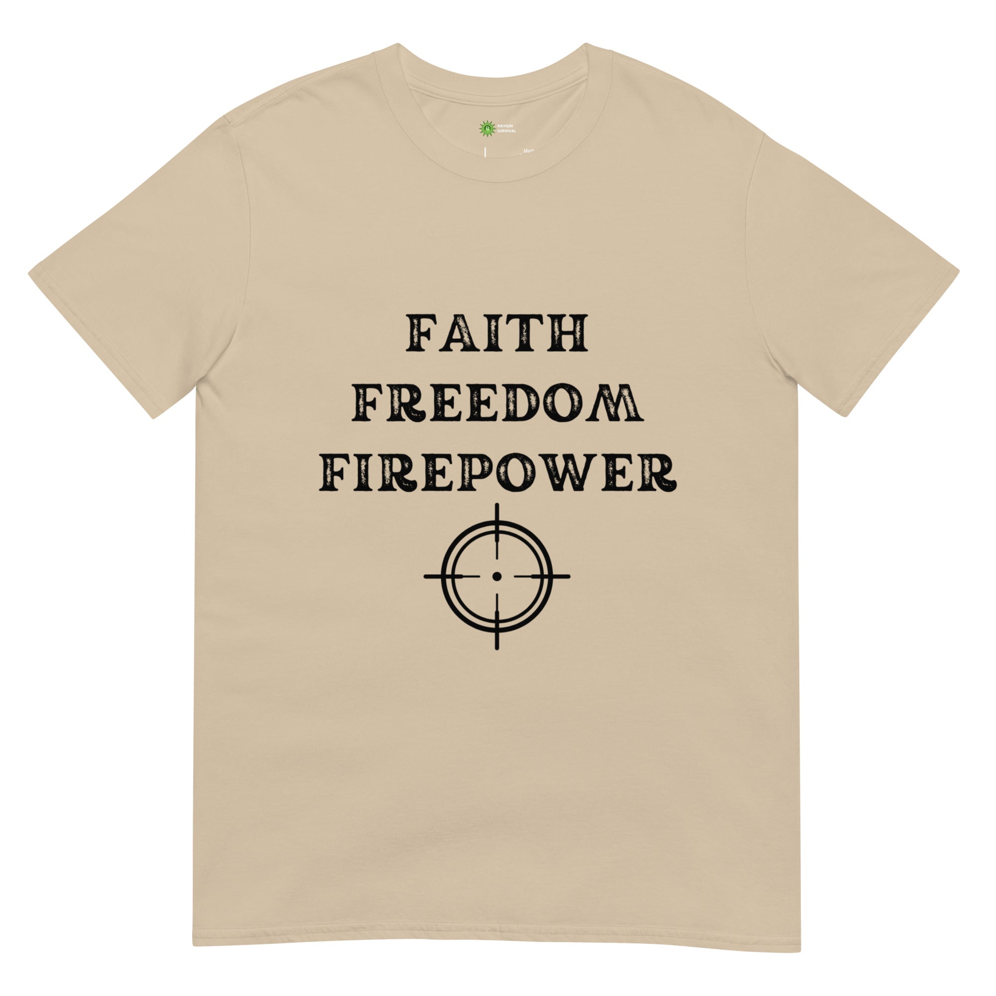 Faith Freedom Firepower Unisex Tee