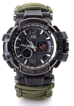 Outdoor Survival Watch Waterproof 7 in 1